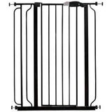 NEW Regalo Extra Tall Easy Step Metal Walk Through Baby Gate Black