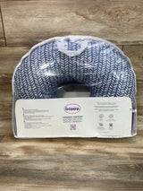 Boppy Nursing Pillow Original Support in Blue Herringbone