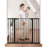 COMOMY 36" Extra Tall Baby Gate, 29.5" to 48.8" Black