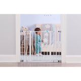 Regalo Easy Step Metal Walk-Through Gate White