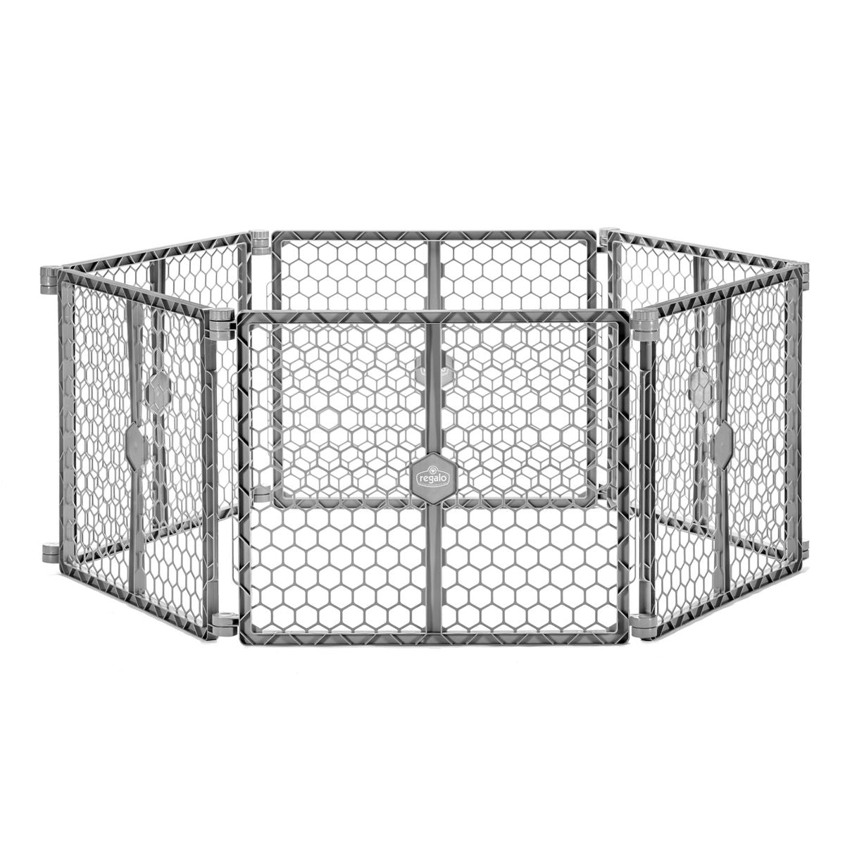 NEW Regalo 2-in-1 Plastic Play Yard and Safety Gate
