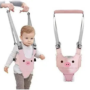 Baby Walking Harness - Handheld Kids Walker Helper Pink