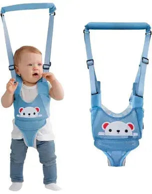 Baby Walking Harness - Handheld Kids Walker Helper Blue