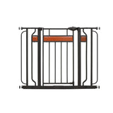 NEW Regalo Home Accents Extra Wide Walk Thru Baby Safety Gate Black