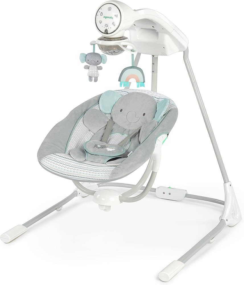 NEW Ingenuity InLighten Soothing Swing - Van the Elephant