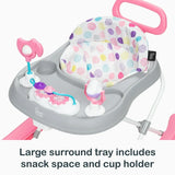 NEW Smart Steps Trend PLUS 2-in-1 Walker w/ Deluxe Toys - Orbits Pink