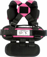 RideSafer Lightweight, Compact, Portable Car Seat in Pink Large