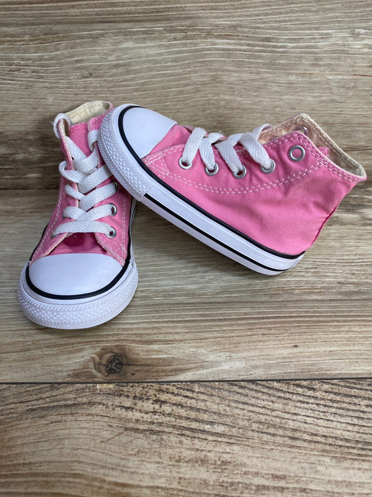 Converse Chuck Taylor All Star High Top Sneakers Pink Sz 8c