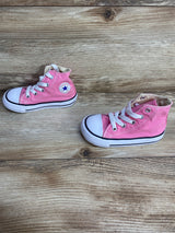 Converse Chuck Taylor All Star High Top Sneakers Pink Sz 8c