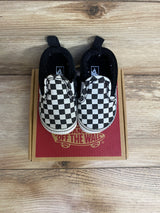 Vans Infant Slip-On V Crib Checkerboard Black/White sz 3c