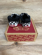 Vans Infant Slip-On V Crib Checkerboard Black/White sz 3c