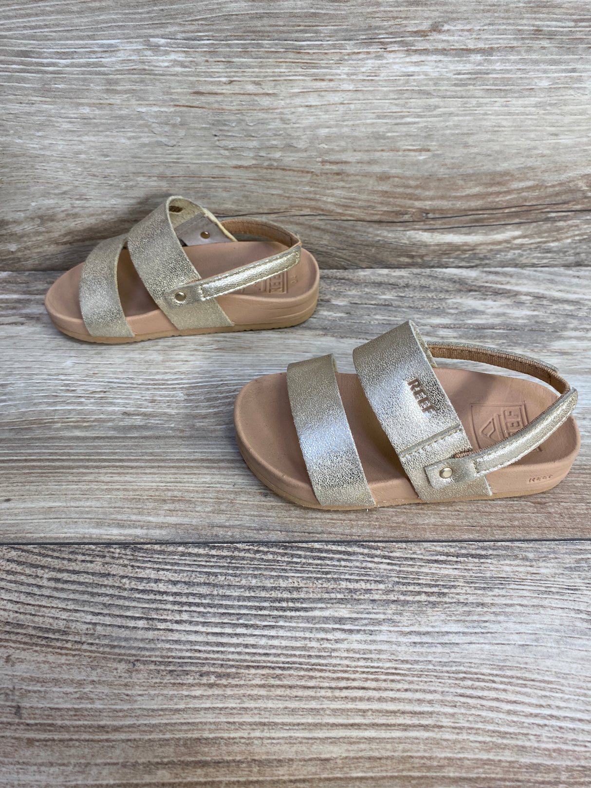 Reef Vista Sandals Gold sz 3/4c