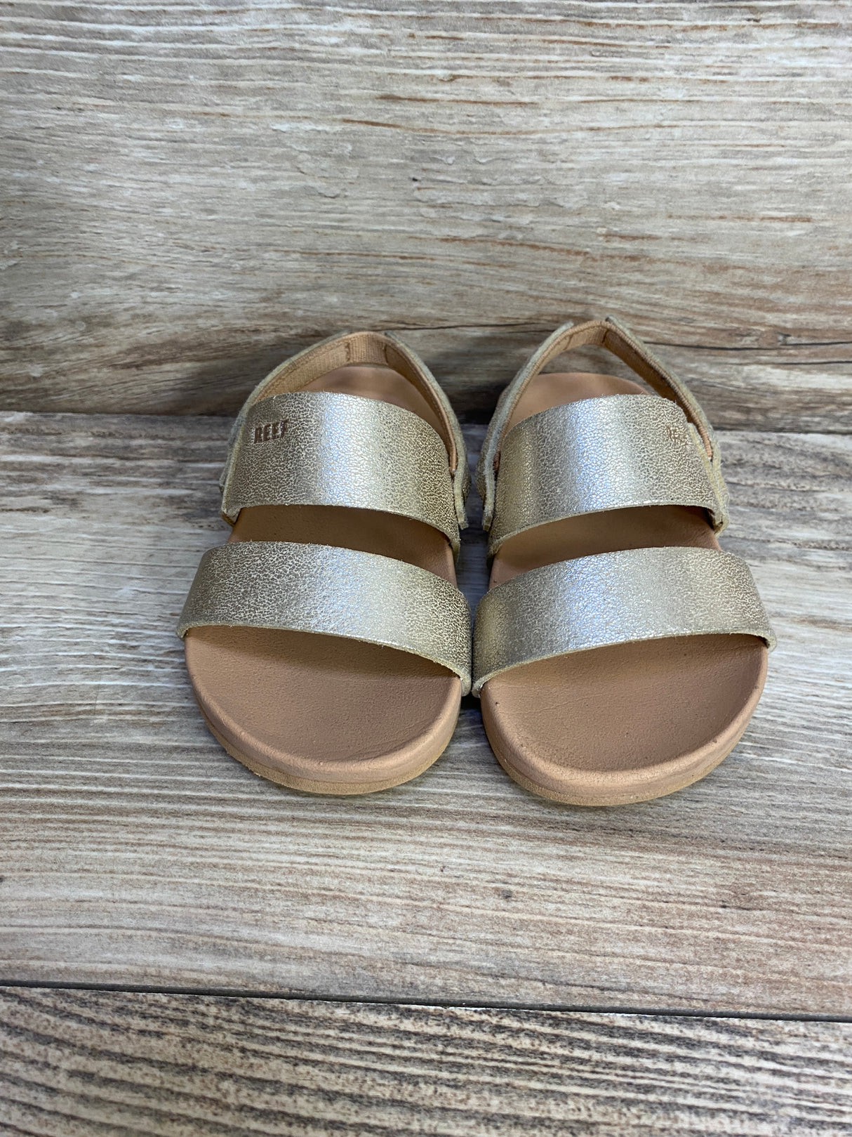 Reef Vista Sandals Gold sz 3/4c