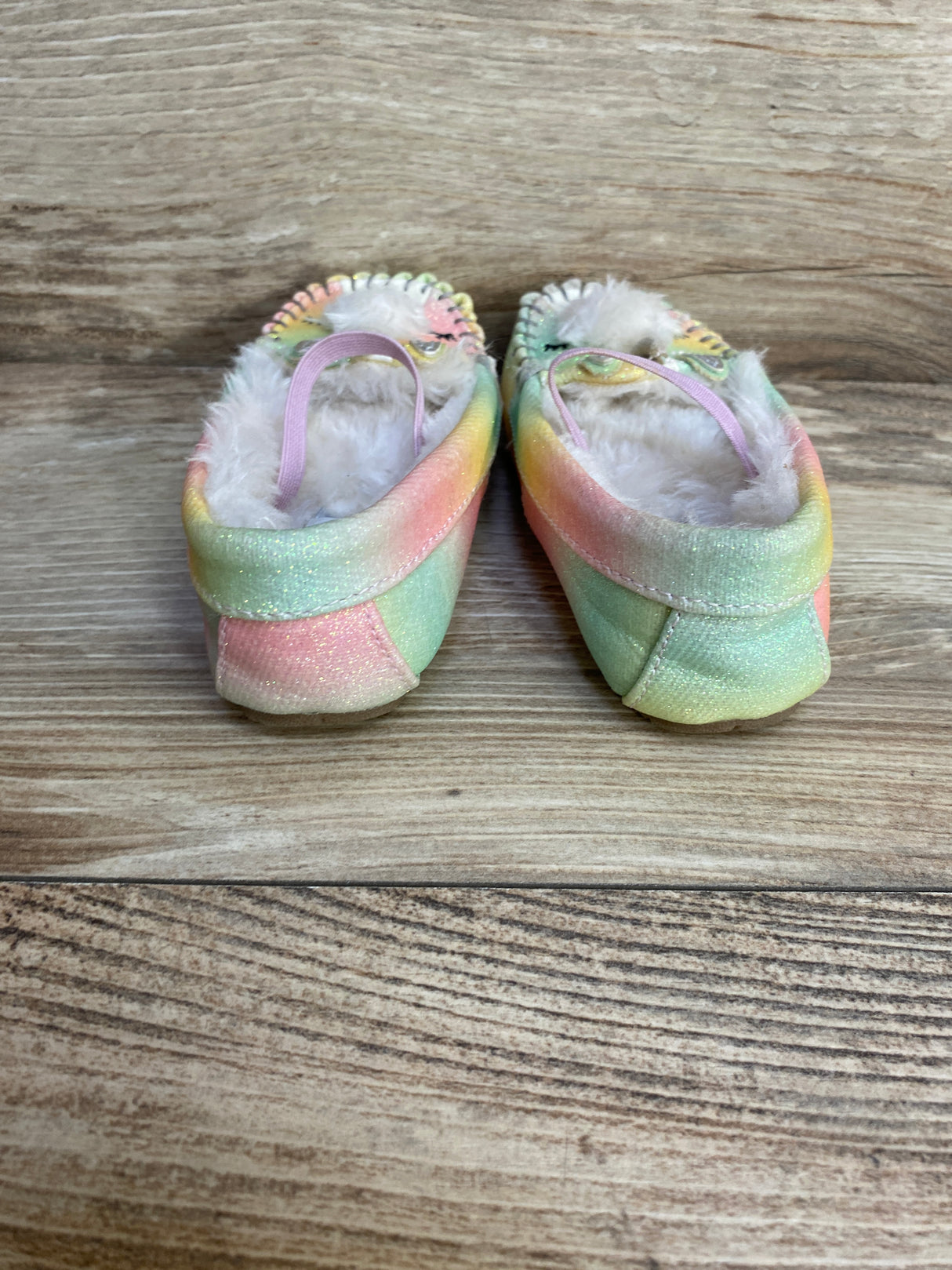 Self Esteem Pastel Unicorn Slippers sz 6c