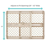 NEW Toddleroo by North States Supergate Ergo Safety Gate, Sand 28''-42''