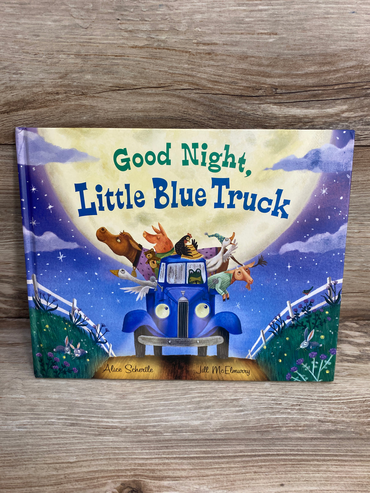 Good Night, Little Blue Truck Hardcover Book