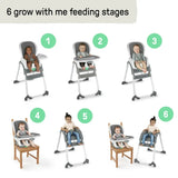 Ingenuity Full Course SmartClean 6-in-1 High Chair, Slate*