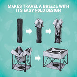 NEW KidCo - GoPod Adjustable Height Travel Activity Seat - Midnight