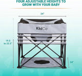 NEW KidCo - GoPod Adjustable Height Travel Activity Seat - Midnight