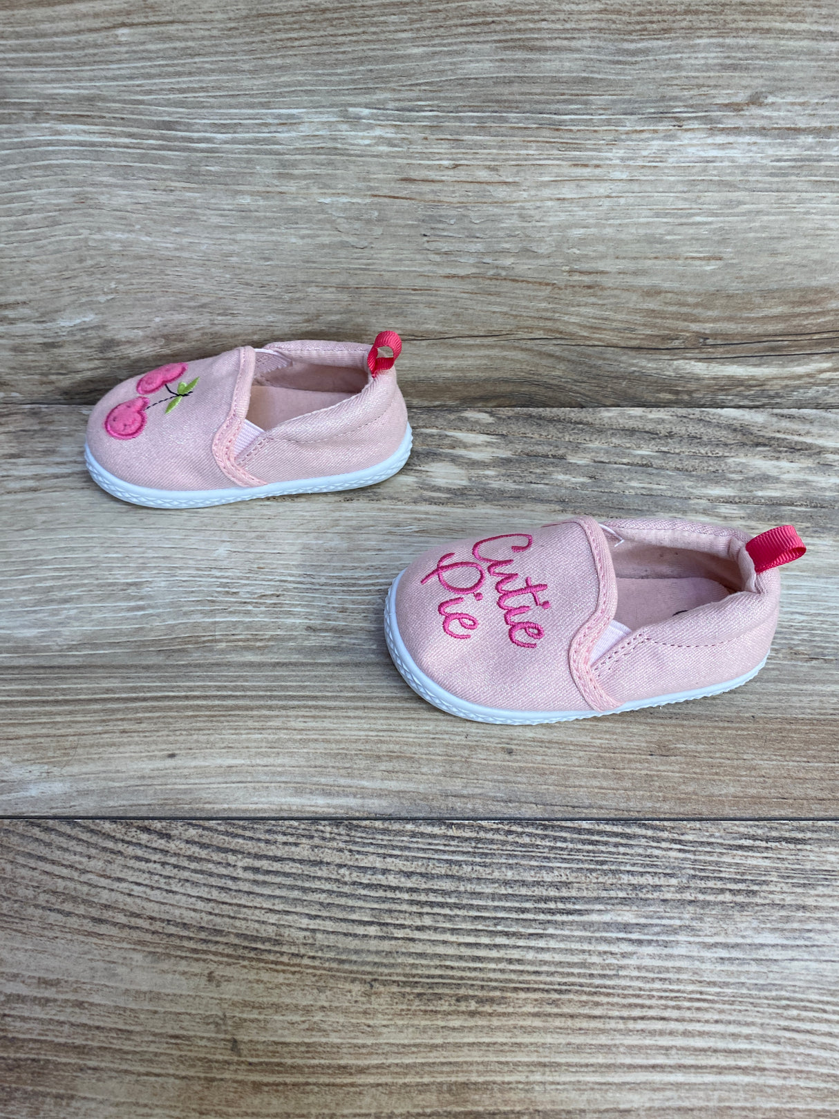 "Cutie Pie" Cherry Pre-Walker Shoes Pink sz 3c