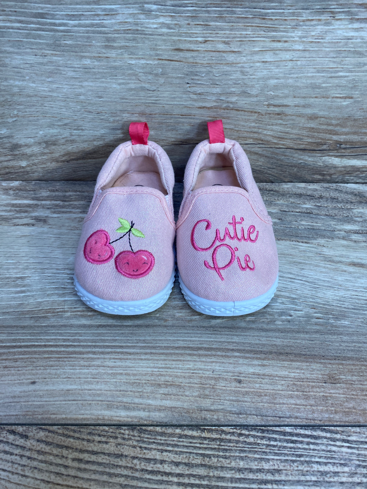 "Cutie Pie" Cherry Pre-Walker Shoes Pink sz 3c