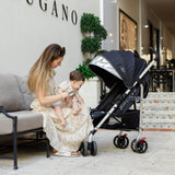 NEW Baby Delight Swerve Convenience Stroller in Black