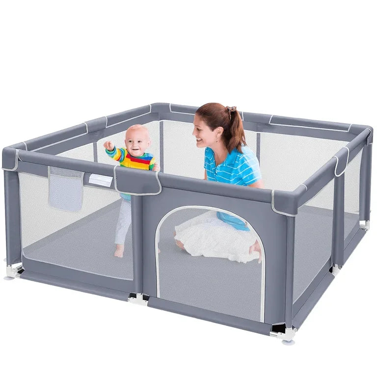 Comomy Playpen Grey 36'' x 36''