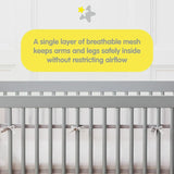 BreathableBaby Breathable Mesh Crib Liner in Grey