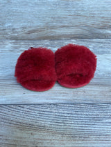 UGG Fluff Yeah Slides Red sz 0c/1c