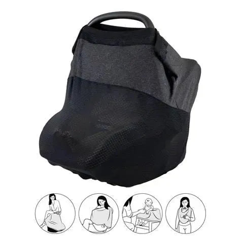 Boppy 4 and More Multi-use Cover Charcoal