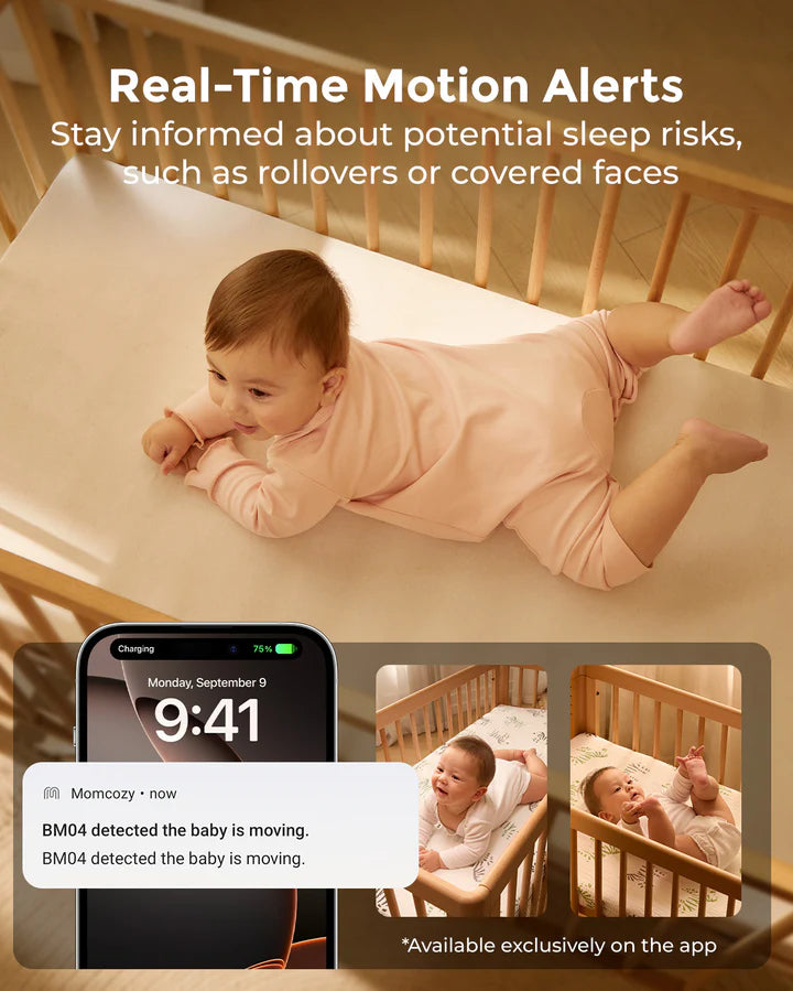 NEW Momcozy 5'' Dual-Mode Smart Baby Monitor