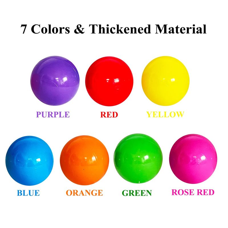 NEW Lang Xun Multicolor Plastic Balls 100ct