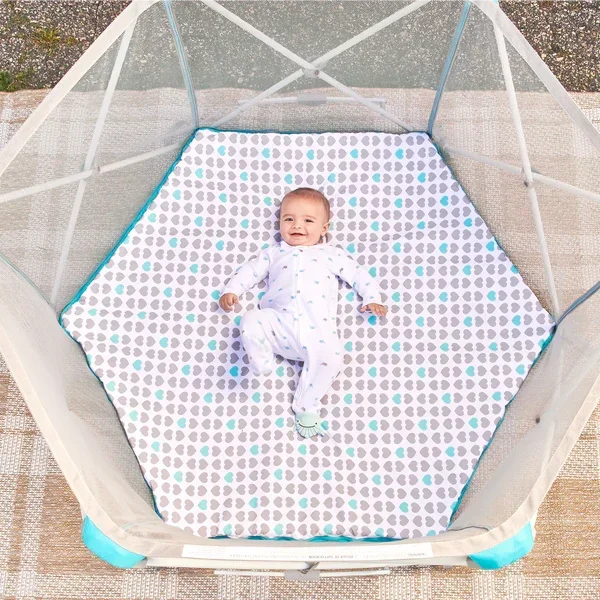 NEW Regalo Six Panel My Portable Play Yard Deluxe with Pad