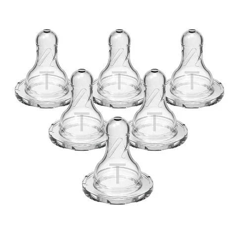 NEW Dr. Brown's Natural Flow Baby Bottle Narrow Nipple -Transition Level T 6pk