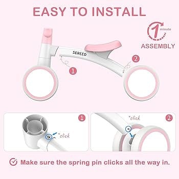 NEW SEREED Baby Balance Bike in Pink