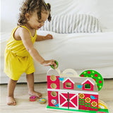 NEW Melissa & Doug GO Tots Wooden Barnyard Tumble with 4 Disks