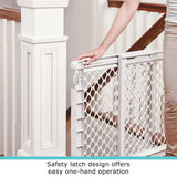 Toddleroo by North States Stairway Secure Baby Gate Ivory 27-41''