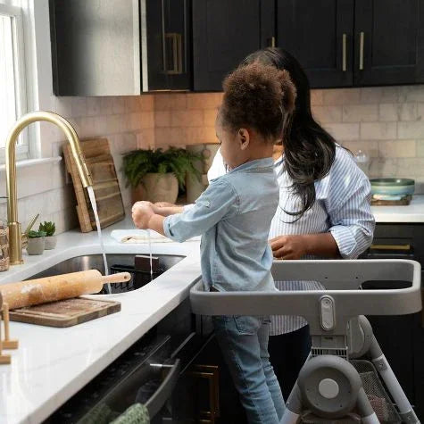 NEW Ingenuity Proper Positioner Create Up Multi-Mode Folding High Chair in Soulful Skies