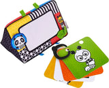 NEW Baby Einstein Flip For Art High Contrast Floor Activity Mirror with Take Along Cards