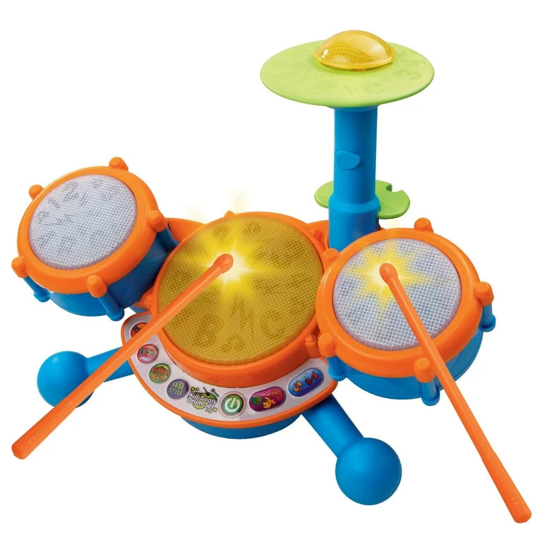 NEW Vtech KidiBeats Drum Set + 2 Sticks