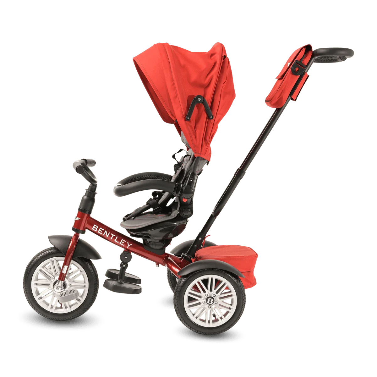 Bentley 6-in-1 Convertible Stroller Trike in Dragon Red