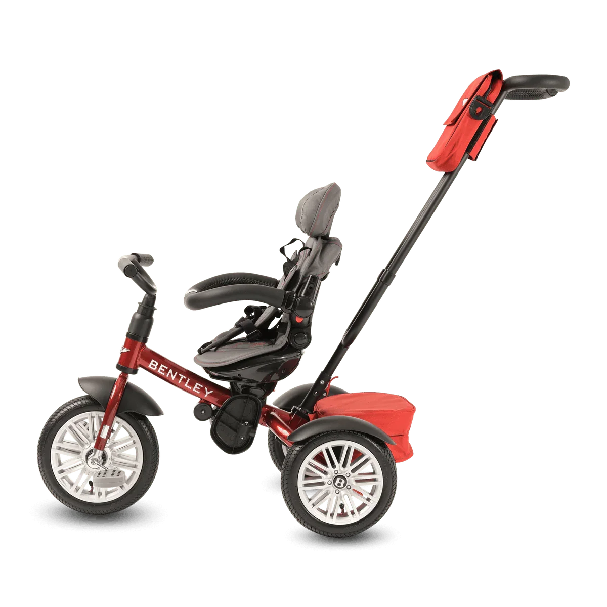 Bentley 6-in-1 Convertible Stroller Trike in Dragon Red