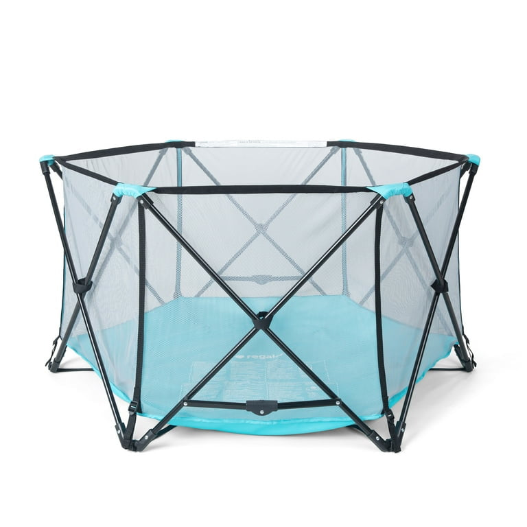 Regalo My Play Portable 6-Panel Play Yard Teal