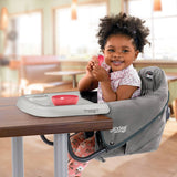 Chicco QuickSeat Hook-On High Chair, Black, up to 37lbs