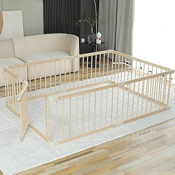 NEW Large Wooden Playpen 70'' x 78''