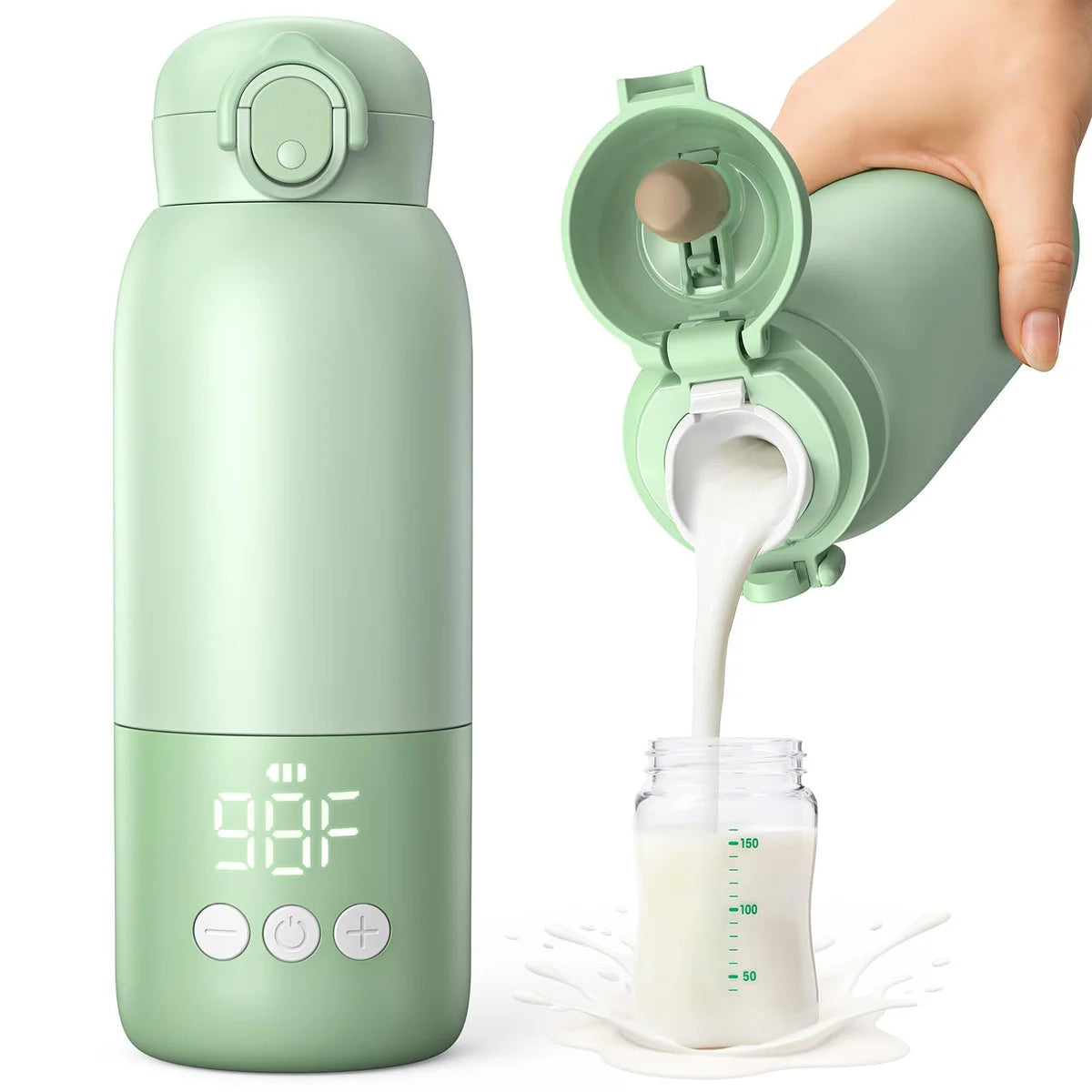 Portable Bottle Warmer, Green