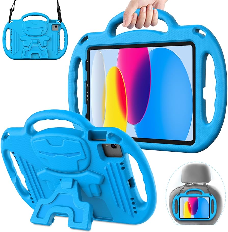 NEW AVAWO 10th Gen iPad Case, Blue