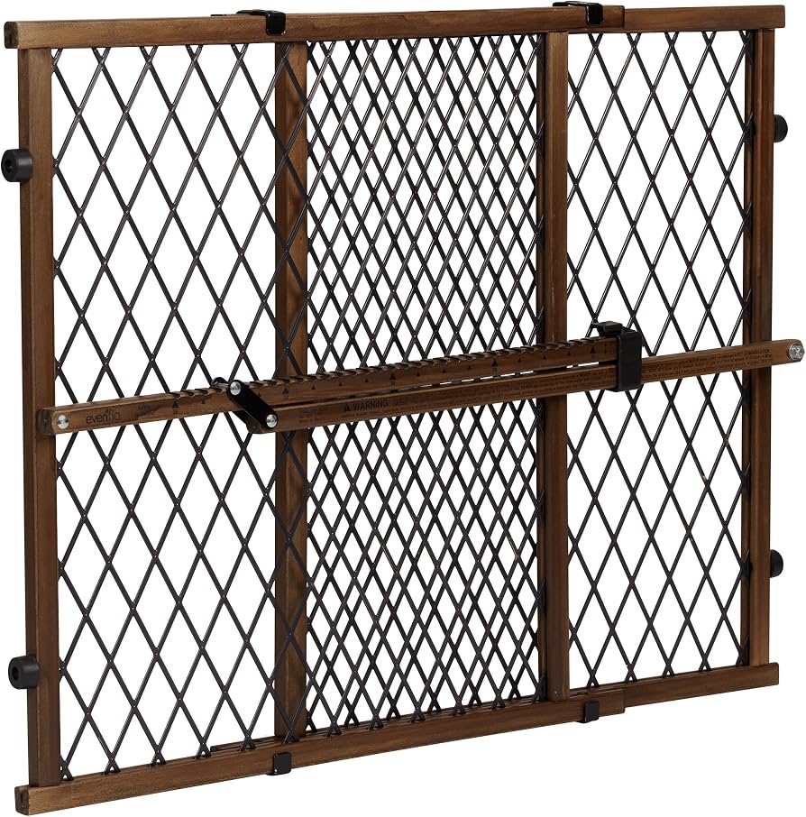 NEW Evenflo Position & Lock Doorway Gate Farmhouse Collection 26-42''