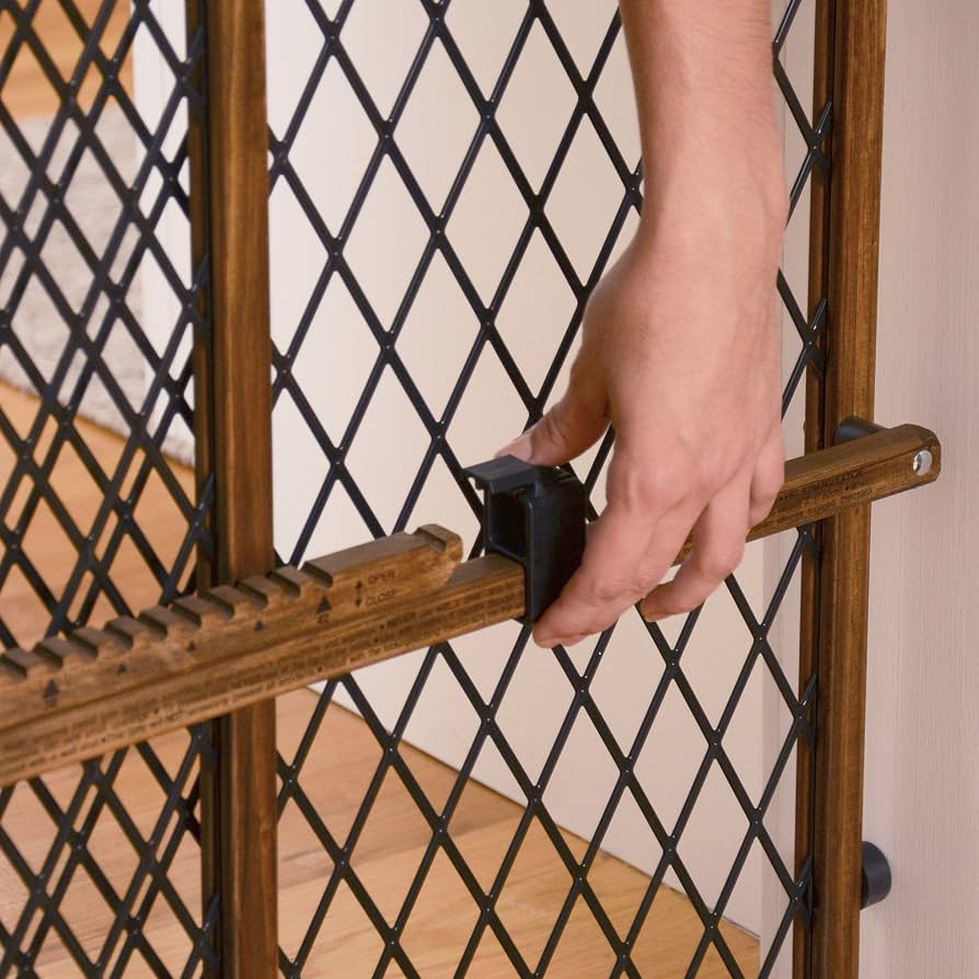 NEW Evenflo Position & Lock Doorway Gate Farmhouse Collection 26-42''
