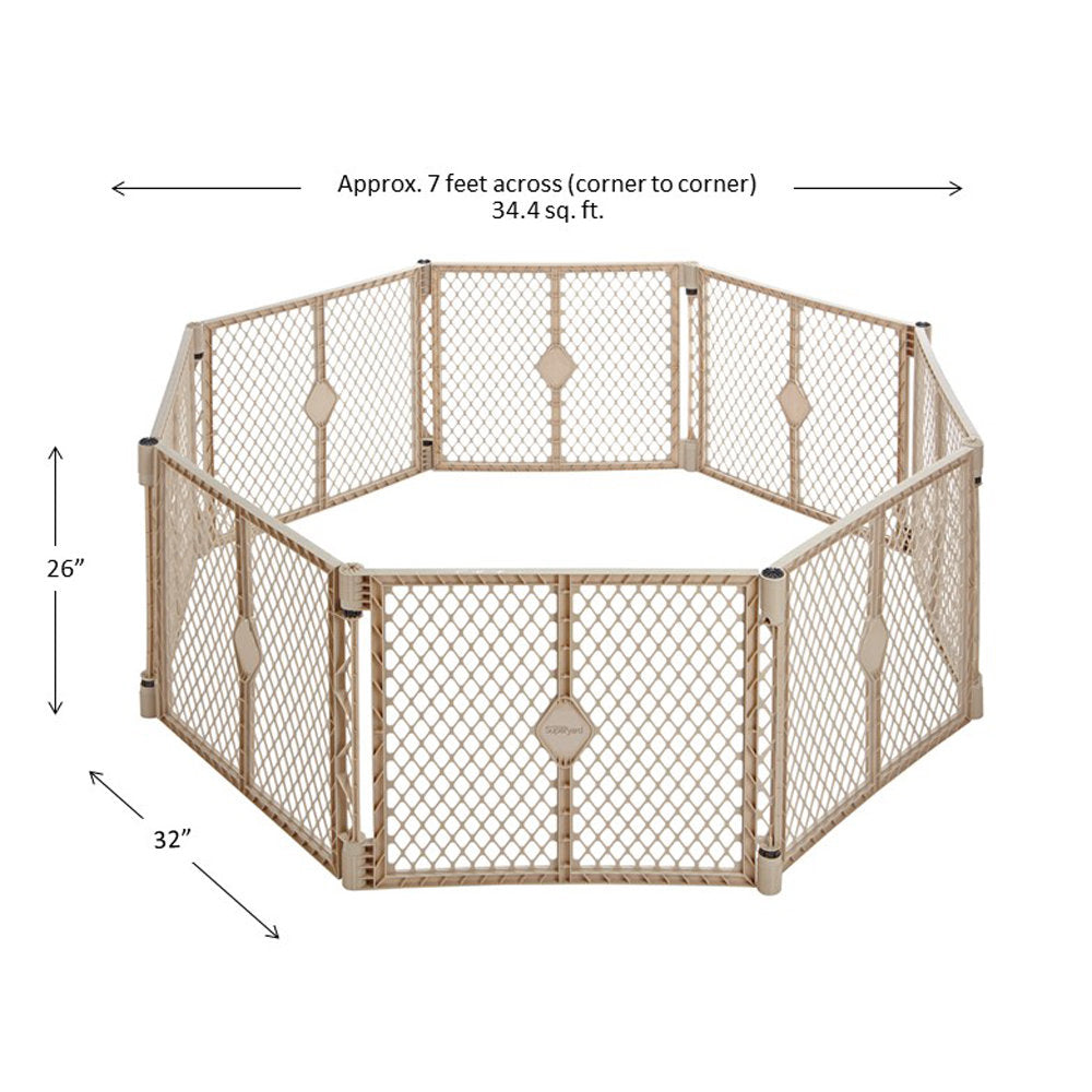 NEW North States - Superyard Freestanding 6-Panel Playpen